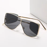 sunglasses women 2021 new fashion sunglasses trend candy color big frame sunglasses uv400 side window