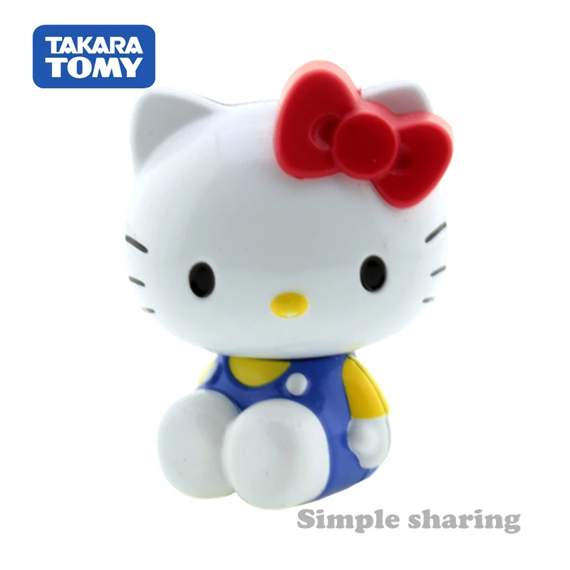 Takara Tomy Metacolle Hello Kitty голубая металлическая коллекция литые модели Аниме фигурки