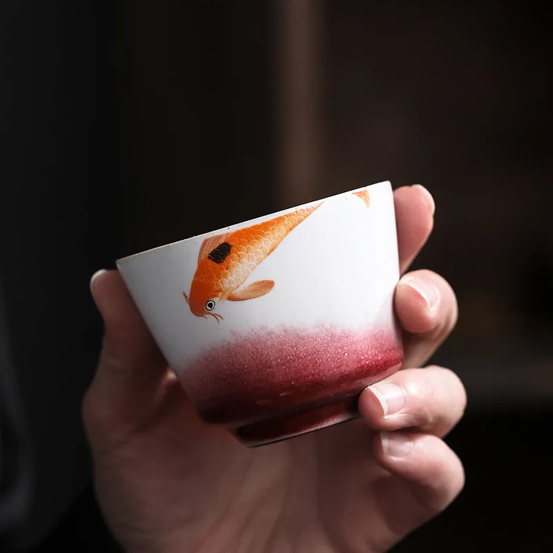 Японская ручная печь Крышка чайника набор керамический чай кунг-фу чашка Ge Ren Bei