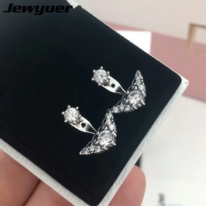 

Женские серьги-гвоздики в виде сказочной короны, из серебра 925 пробы, ER228