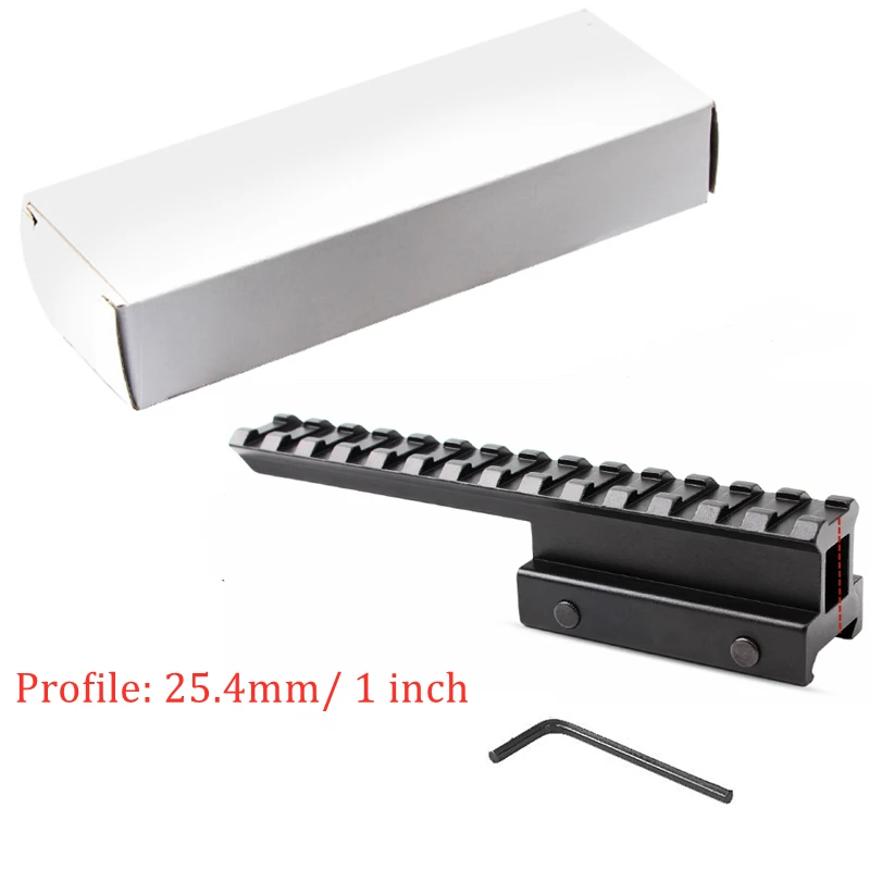 Переходник Picatinny кронштейн для крепления прицела адаптер Ласточкин хвост 20 мм 1