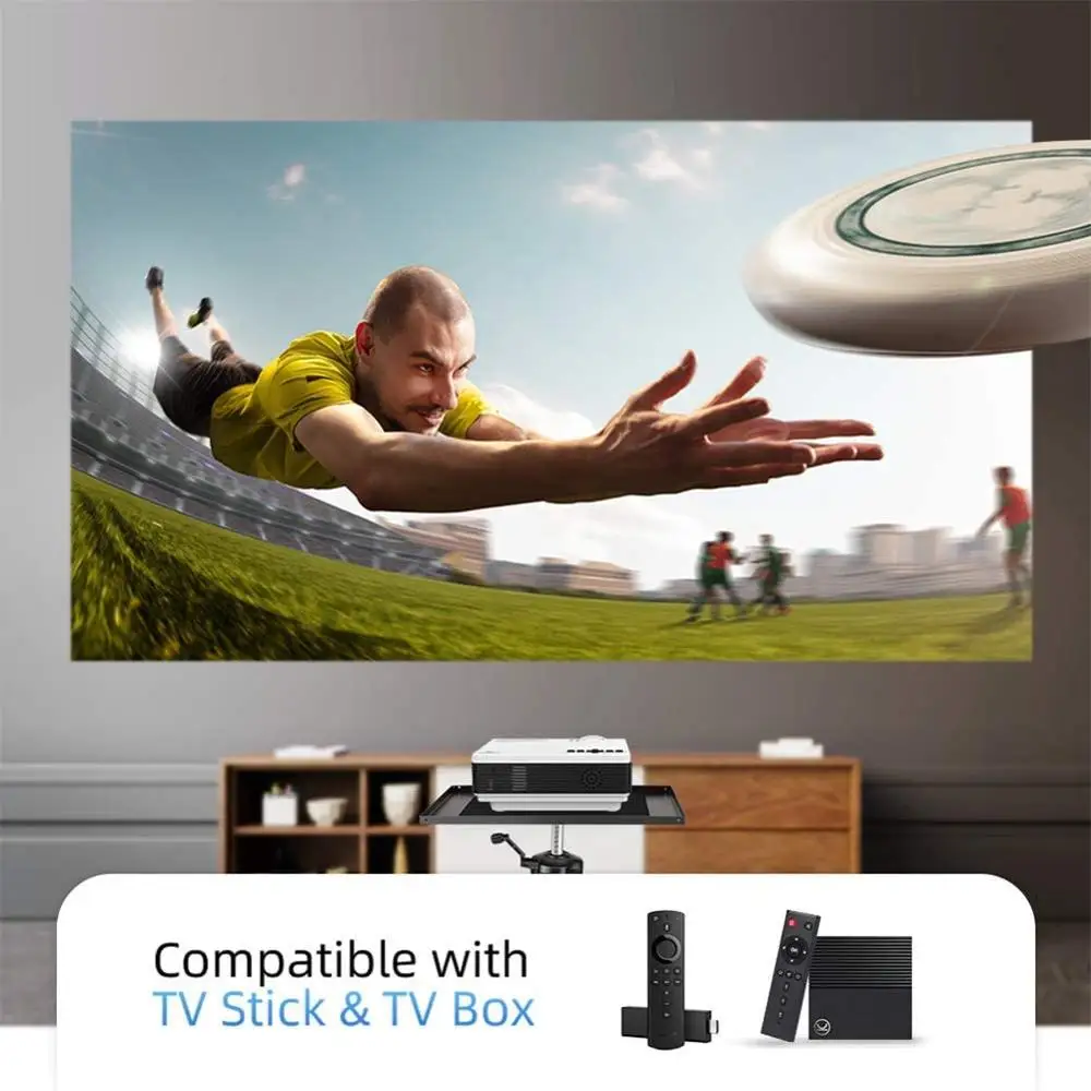 Мини проектор VANKYO LS3W 1080P портативный Wi Fi синхронизирующий экран смартфона для