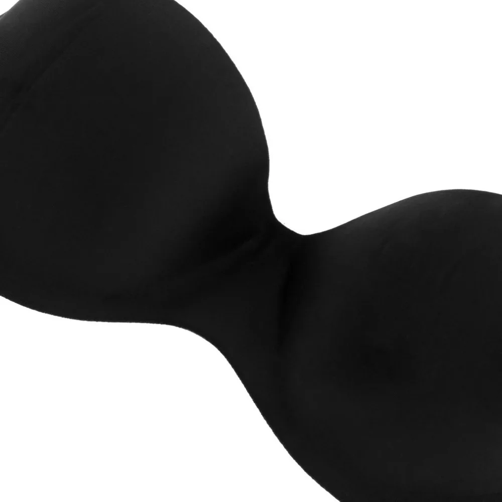 

Womens Solid Color Self Adhesive Invisible Strapless Bra push up silicone Backless stick On Gel Busty Boob Intimates Accessories