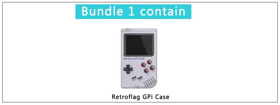 Retroflag GPi чехол Игровой Набор для Raspberry Pi Zero W 1,3 опционально 32 Гб 64 Гб sd-карта медные радиаторы для RPI Zero