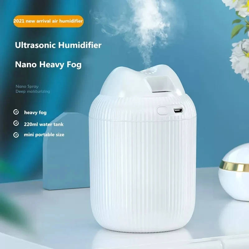 

Ultrasonic Mini Air Humidifier Electric Aroma Essential Oil Diffuser Home Car USB Fogger Mist Maker Purifier with LED Night Lamp