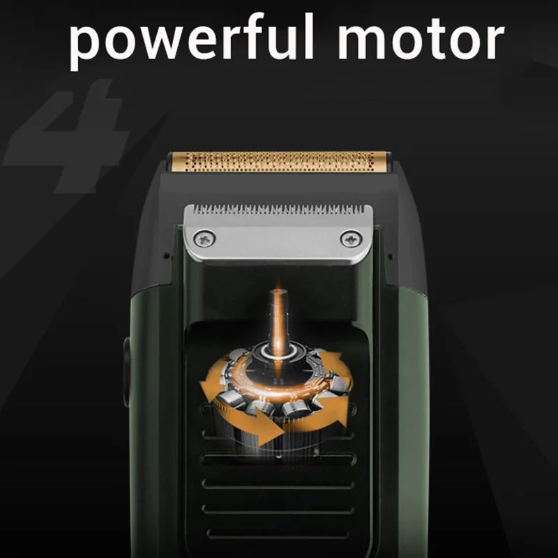 Kemei 2 в 1 перезаряжаемая электробритва из фольги портативная беспроводная Мужская