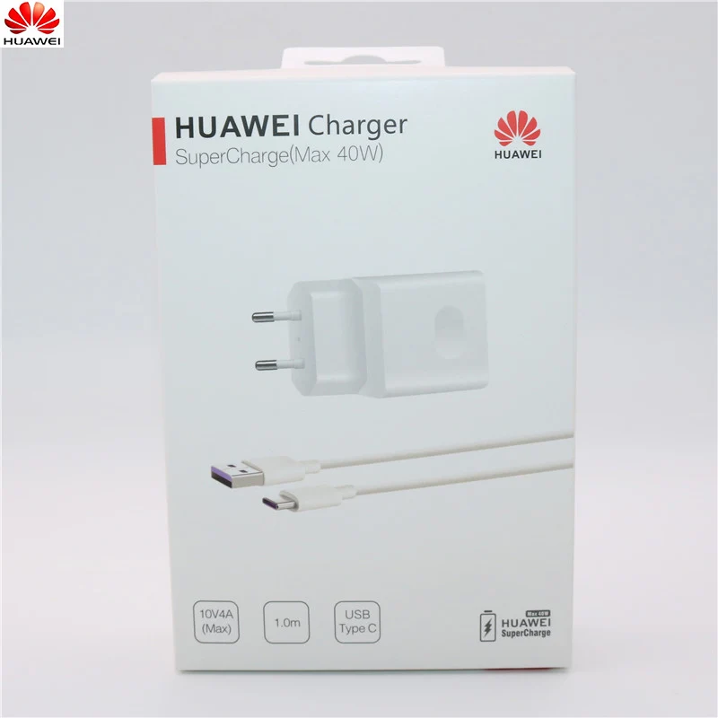 Зарядное устройство Huawei 40 Вт 10 в 4 а с зарядным адаптером для nova 5 5t pro mate 30 p20 p30
