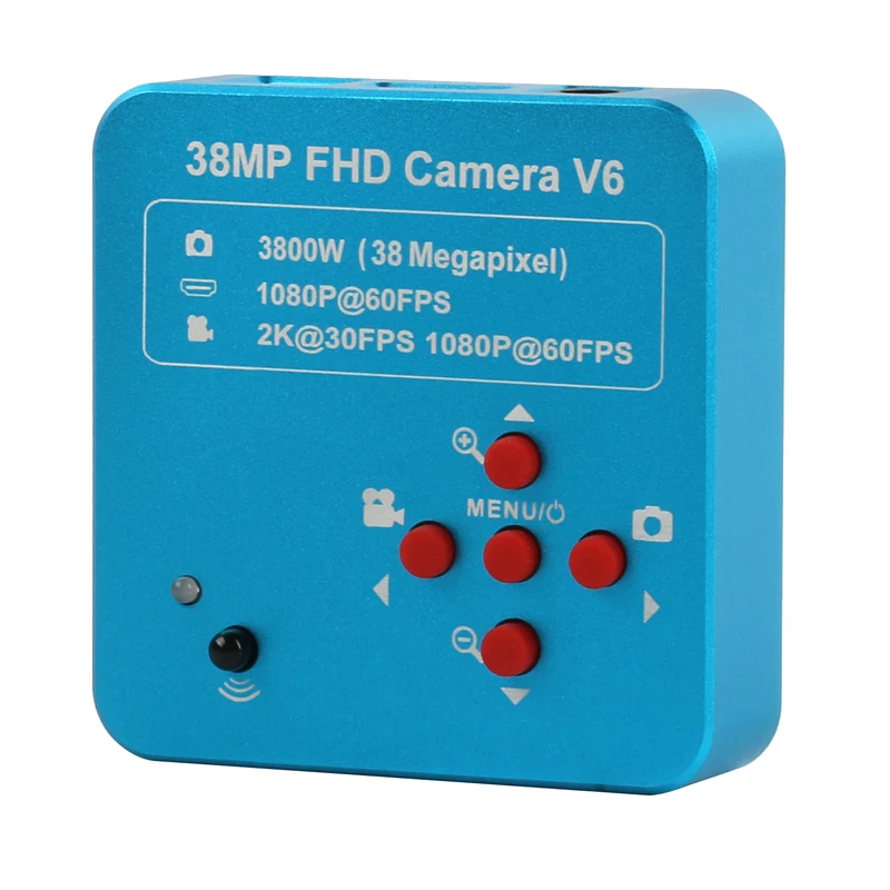 Промышленный видеомикроскоп камера 38MP 2K USB HDMI Комплект 100X C-Mount объектив для
