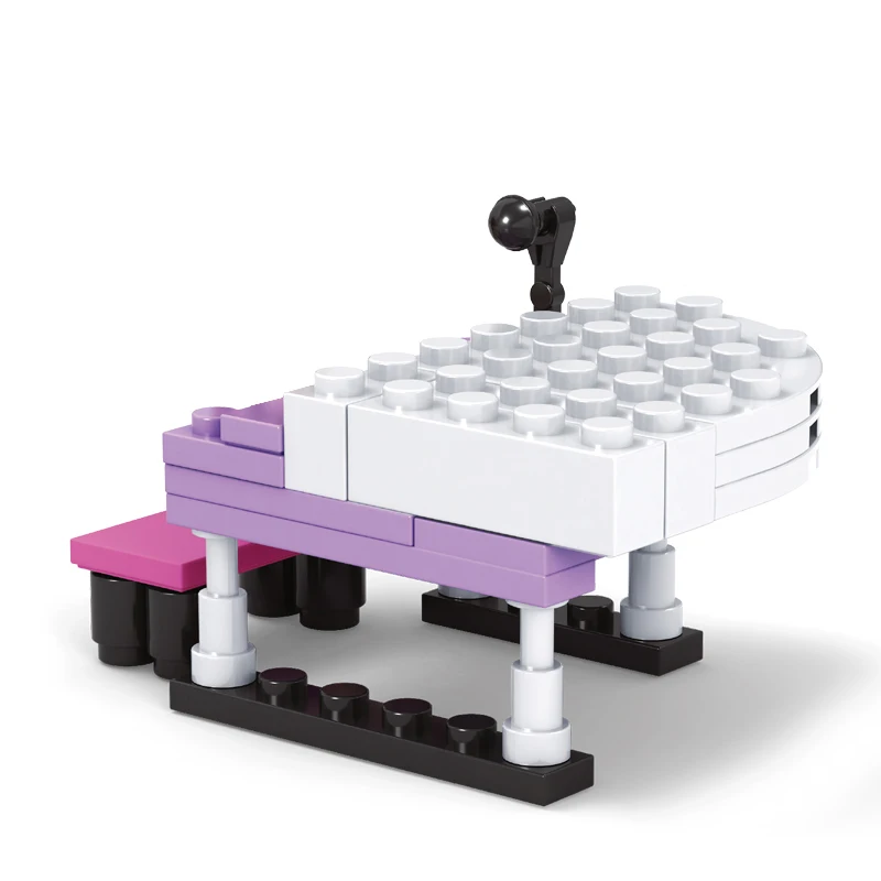 AUSINI строительные блоки Вокальный концерт модель подарочный набор для девочек