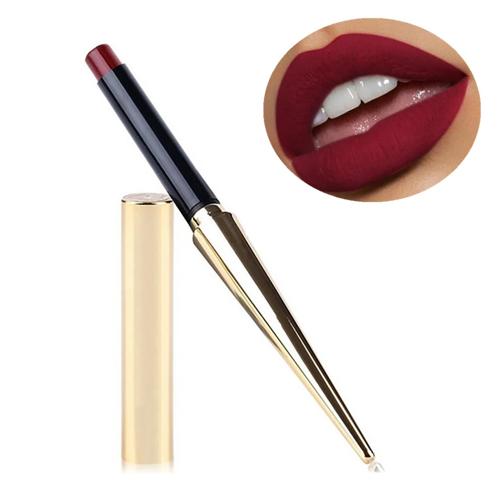 

1PC Matte Lipstick Waterproof Long Lasting Lipstick Beauty Lip Cosmetic Hydrating Lipstick Brilliant Gift For Women Girls