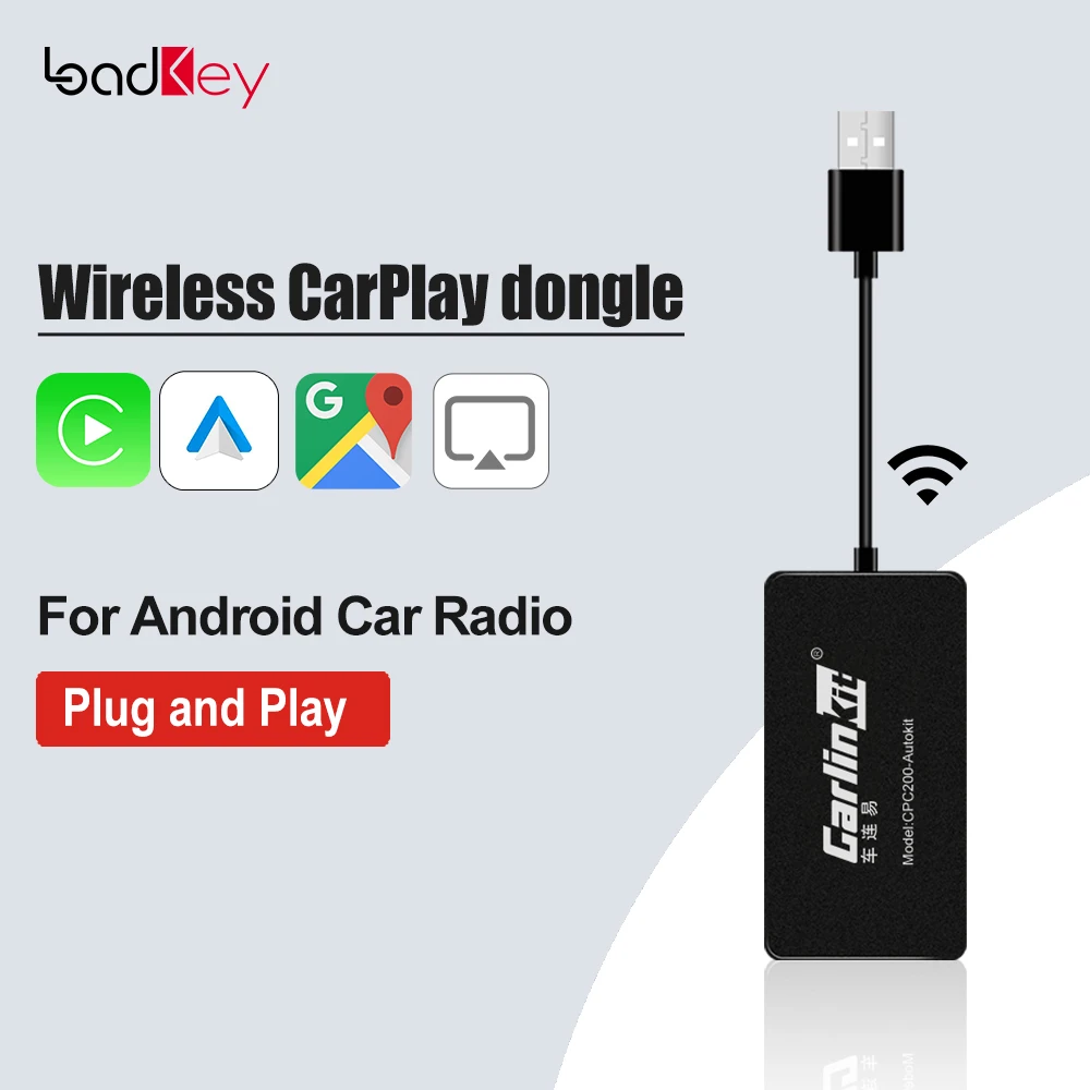 LoadKey & Carlinkit Беспроводной CarPlay Android Авто USB ключ для Радио Экран Автомобильный