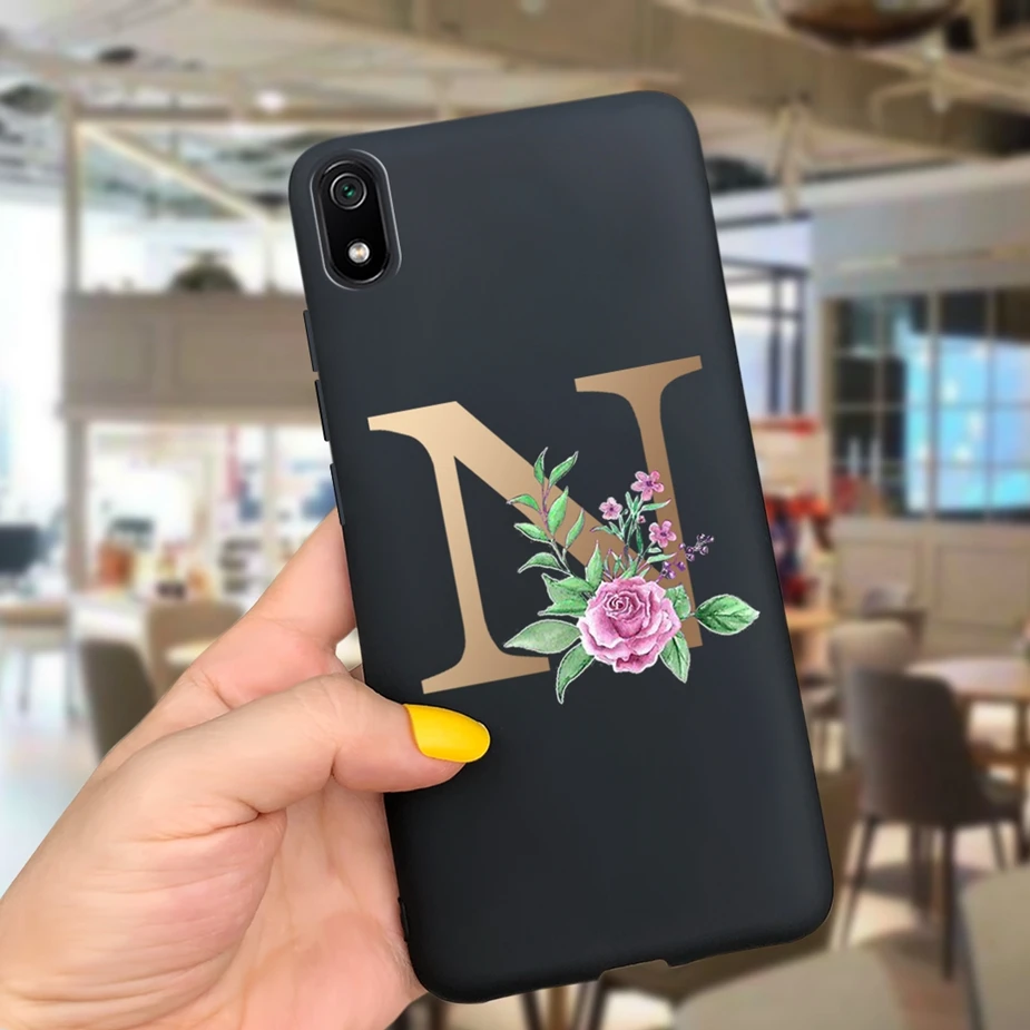 Милый чехол с надписью для Xiaomi Redmi 7A мягкие силиконовые чехлы телефонов 7 A задняя