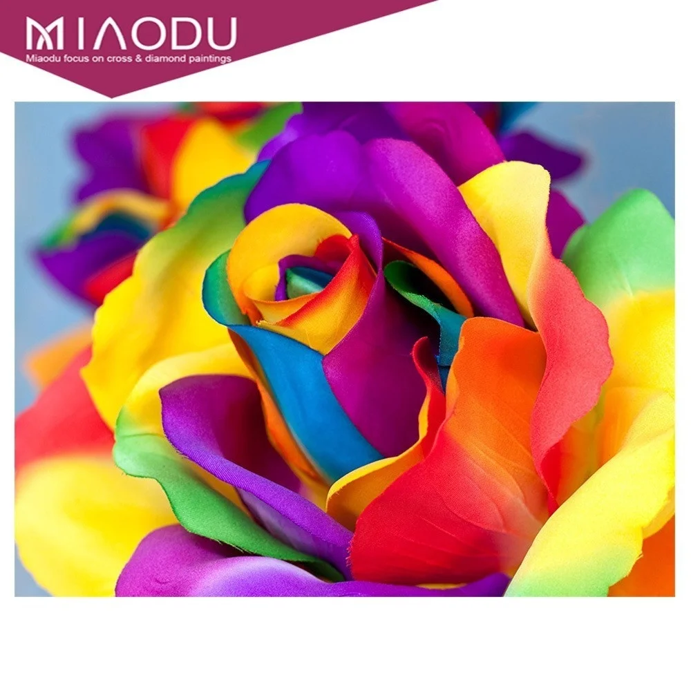 

Dbqp Roses Diamond Embroidery Sale 5D Diamond Painting Flower Broderie Diamant Decor for Home Weeding Gifts