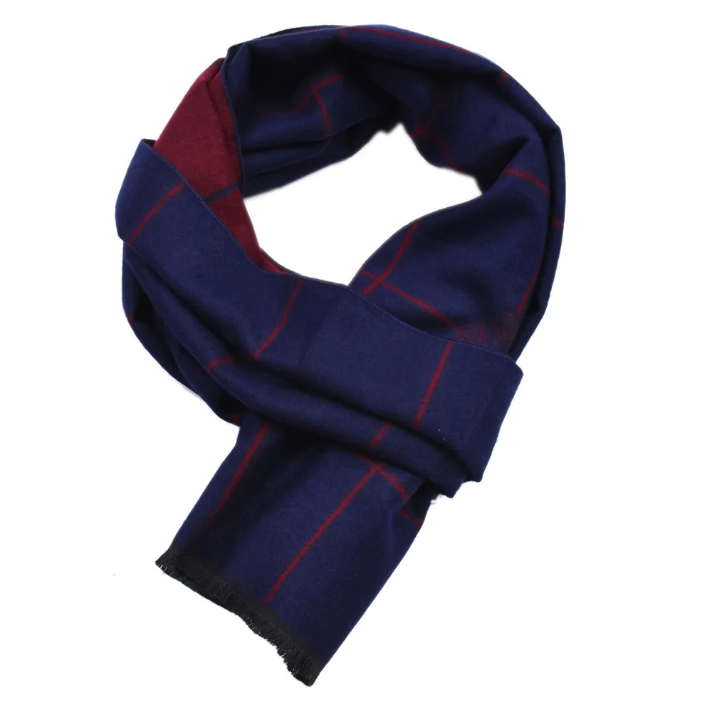 Fashion Men Scarves Autumn Winter casual Male Warm Scarf Luxury Plaid Stripes Cravat High Quality Long Neckercheif 180*30cm Gift |