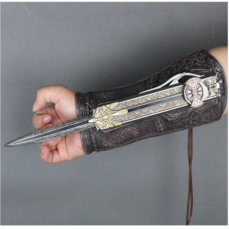 Косплей ПВХ скрытые лезвия всплывающее лезвие экшн роль Темный меч убийцы