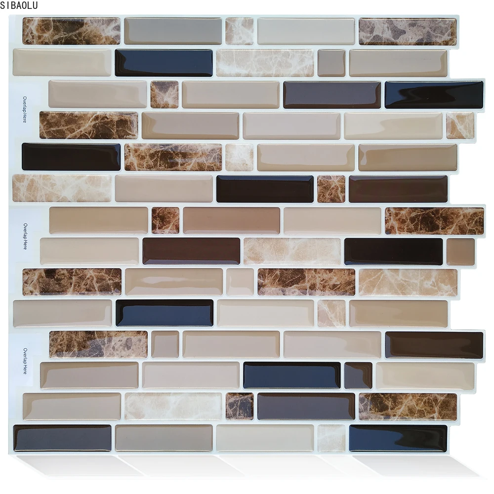 Домашний декор кожуру и водонепроницаемой кухни Мрамор виниловая самоклеящаяся