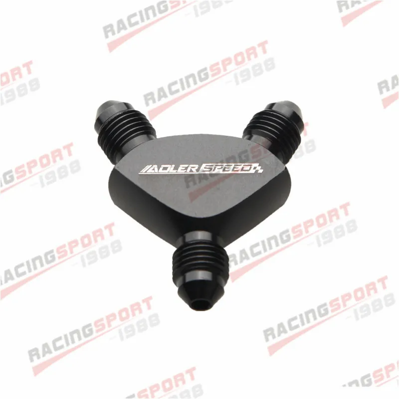 AN 3 X 3AN AN3 Y блок адаптер алюминиевый черный/синий|adapter fitting|an fittingsfitting an |