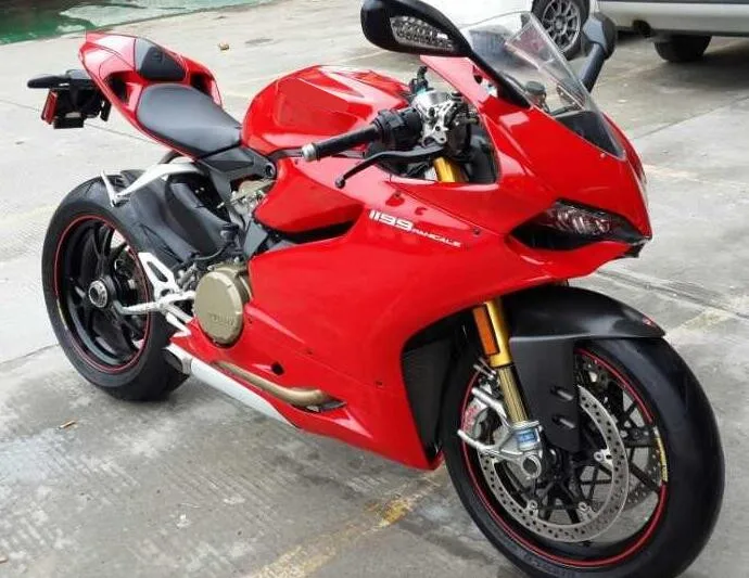 

Новый ABS литьевая форма полный обтекатель комплект подходит для Ducati 899 1199 panigale 1199S 2012 2013 2014 12 13 14 15 на заказ все красные глянцевые
