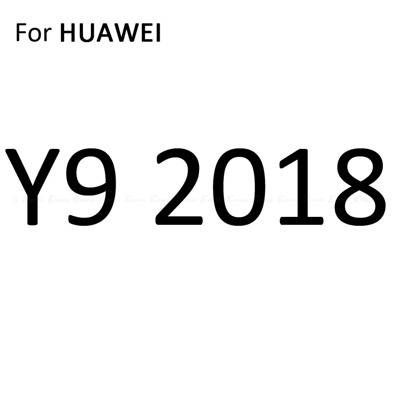 Y9 2018 2 шт. мягкий чехол для задней крышки из Экран протектор для huawei Y9 Y7 Y6 Y5 Pro Prime Lite углеродного волокна Стикеры защитная пленка - Цвет: Y9 2018
