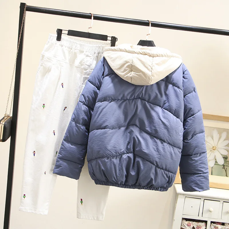 Зимние Повседневные короткие парки 2019 размера плюс модная одежда свободного