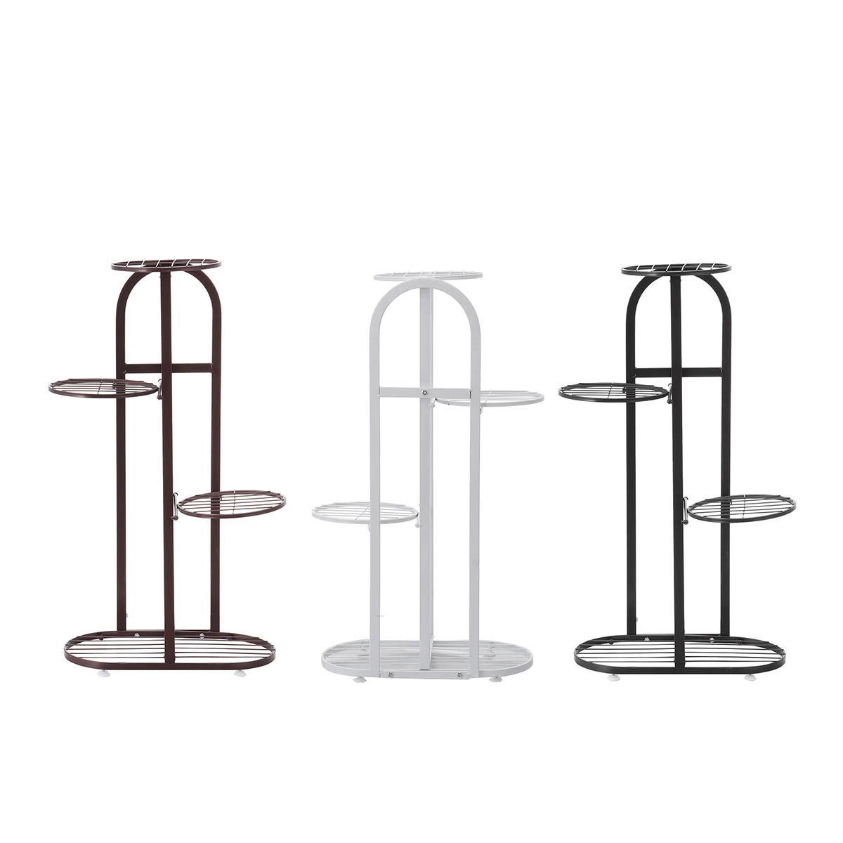 

4 Layers Flower Stand Pots Holder Plants Shelves Display Rack Garden Home Decoration Indoor Outdoor Planter Display Organizer