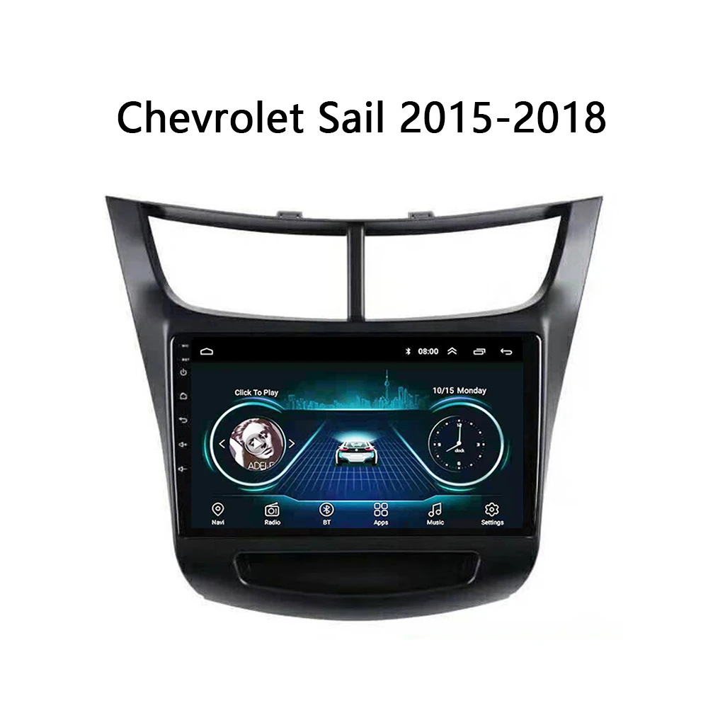 Автомобильное радио для Chevrolet Sail 2015 2018 мультимедийная система DVD плеер GPS