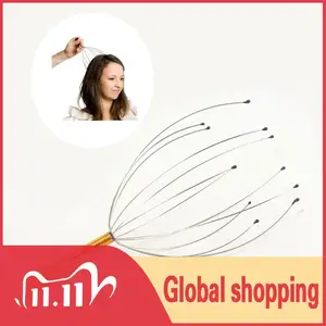 Массажер для головы с когтями Осьминог для головы и шеи оборудование для снятия стресса Расслабляющий массаж десятки обезболивающая головка Здоровый Уход Массажер