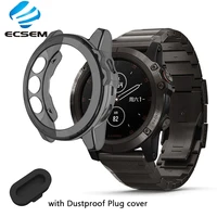 protective case for garmin fenix 5x5x plus watch accessories transparent shell with dustproof cover