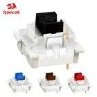 REDRAGON SMD RGB Outemu MX низкий профиль половина высоты 8,0 переключатель 3Pin клики линейная тактильная Механическая Бесшумная клавиатура красный переключатель
