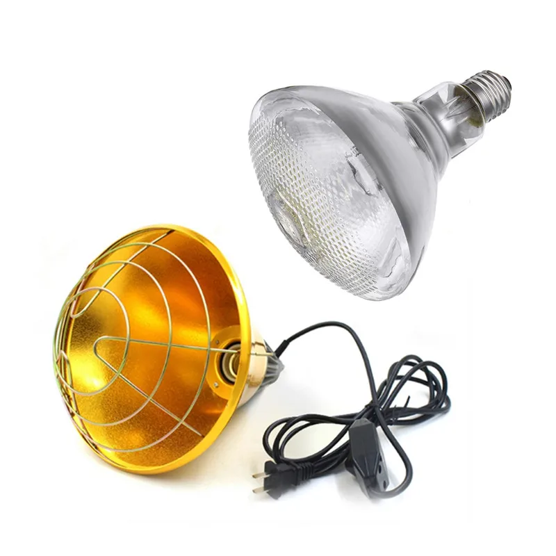 Регулируемый переключатель 250 Вт лампа инкубатор для домашних