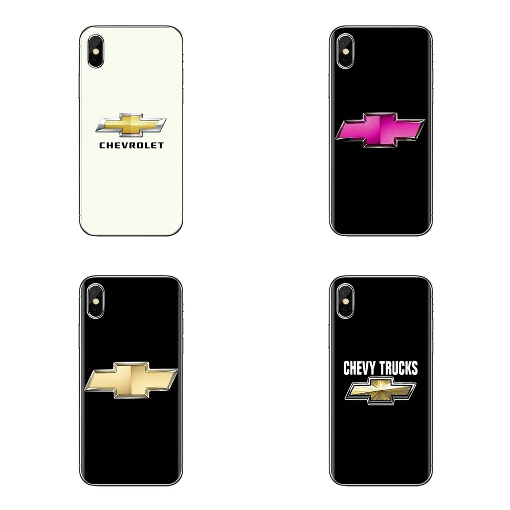For Samsung Galaxy S2 S3 S4 S5 MINI S6 S7 edge S8 S9 Plus Note 2 3 4 5 8 Coque Fundas car Chevrolet logo Transparent Soft Covers |