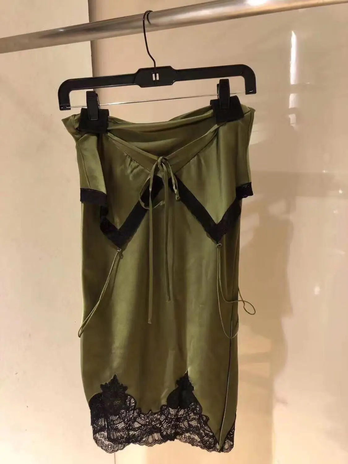 2019FW модная женская кружевная юбка в стиле пэчворк женская повседневная юбка средней длины 2 цвета ddxgz2 9,11