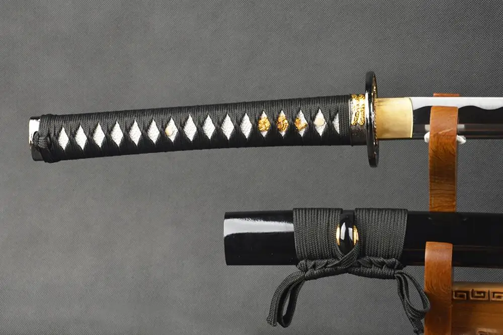 Bushido ручная работа катаны мечи катаны Самурайские японские мечи острая Катана металлические поделки Сплав tsuba синтетическая кожа