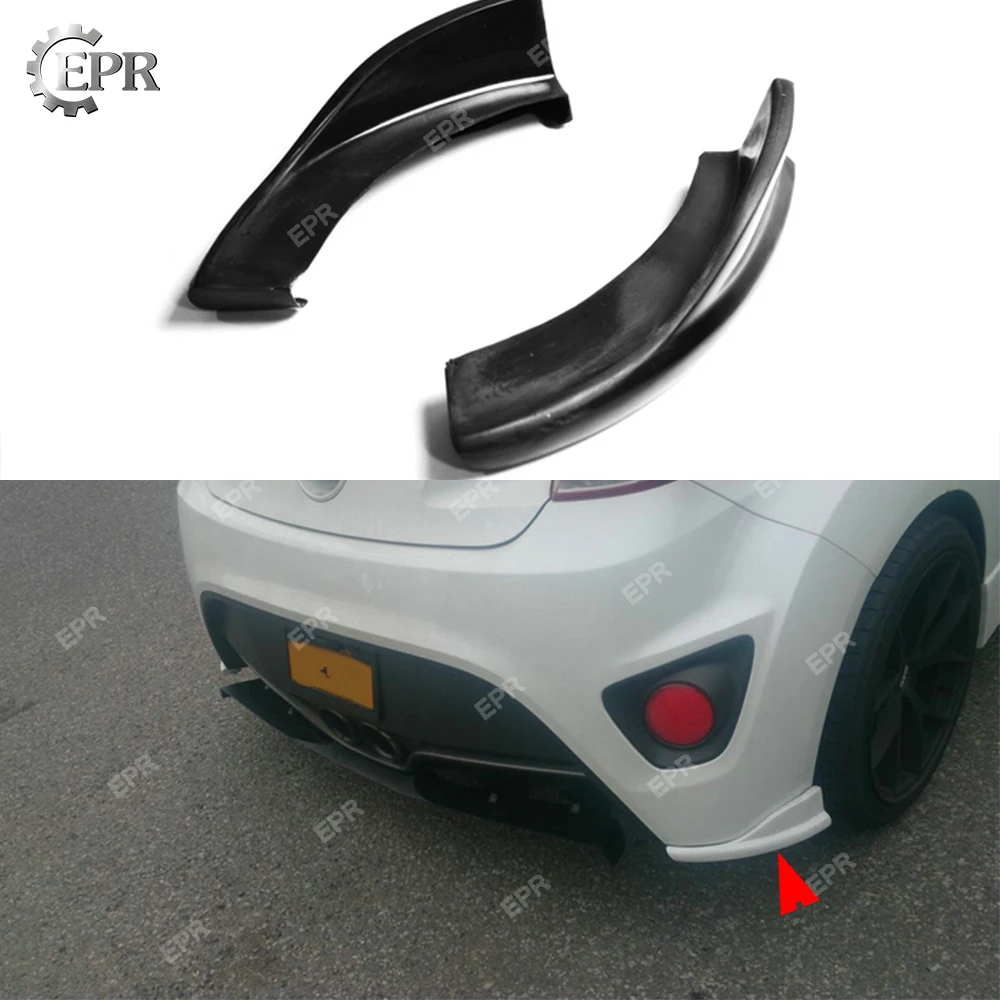 FRP задний бампер Spat для Hyundai Veloster стекловолокно последовательный сплиттер (только