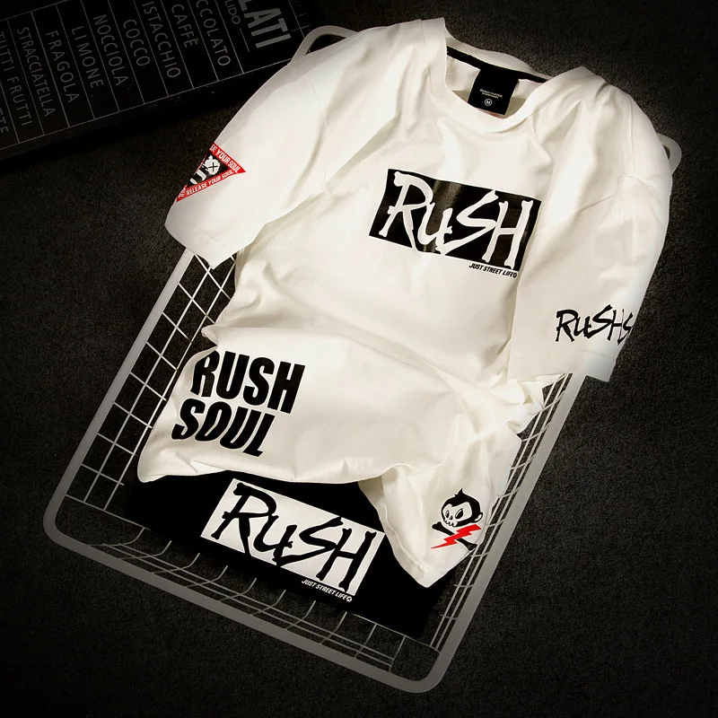 Повседневные топы футболки в стиле хип хоп мужские свободная одежда для пары