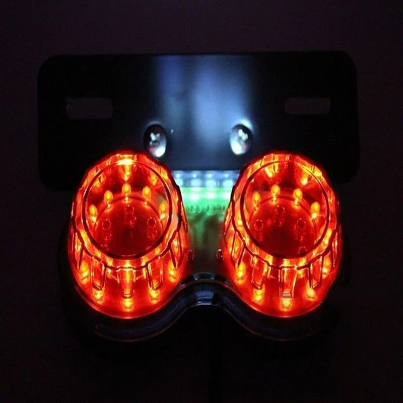 

Motorcycle accessories Retrofit retro universal LED tail light ABS multi-specification LED brake light