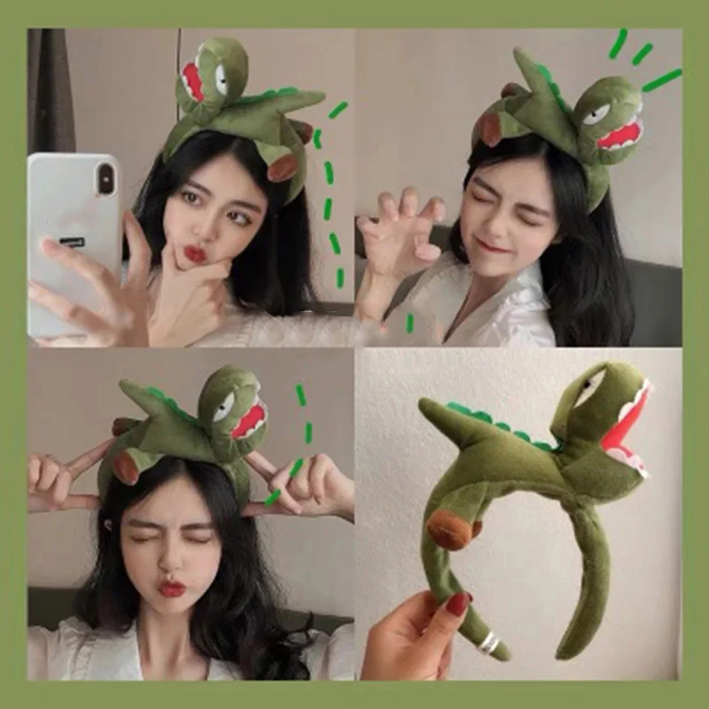 Новый Форма с забавным динозавром и повязка на голову изображением акулы милые