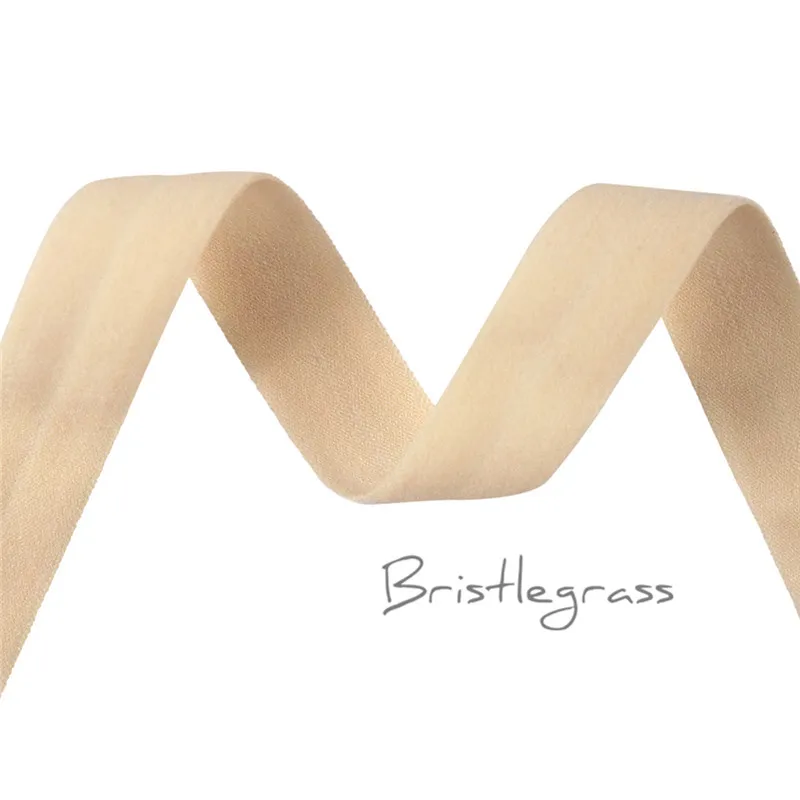 BRISTLEGRASS, 5 ярдов, 5/8 дюйма, 1,5 см, однотонный, матовый, не блестящий, откидной, эластичная повязка из спандекса, повязка на голову, платье с повязкой кружево отделка Шитье