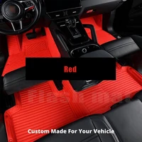 wlmwl custom leather car mat for honda all models civic fit crv xrv accord odyssey jazz city automobile carpet cover car styling