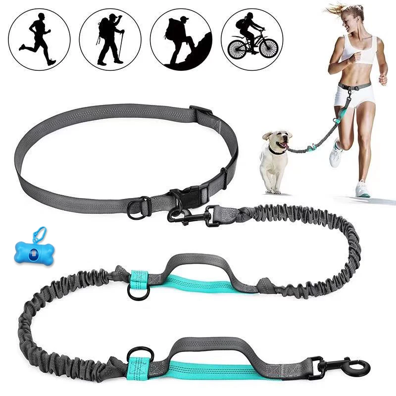 Поводок для собак выдвижной с регулируемым ремнем бега и ходьбы обучения