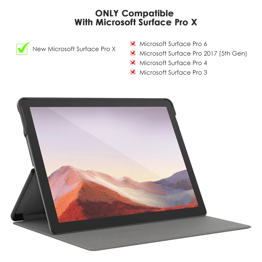 Чехол MoKo для Microsoft Surface Pro X 13 дюймов ультратонкий легкий премиум-класса |