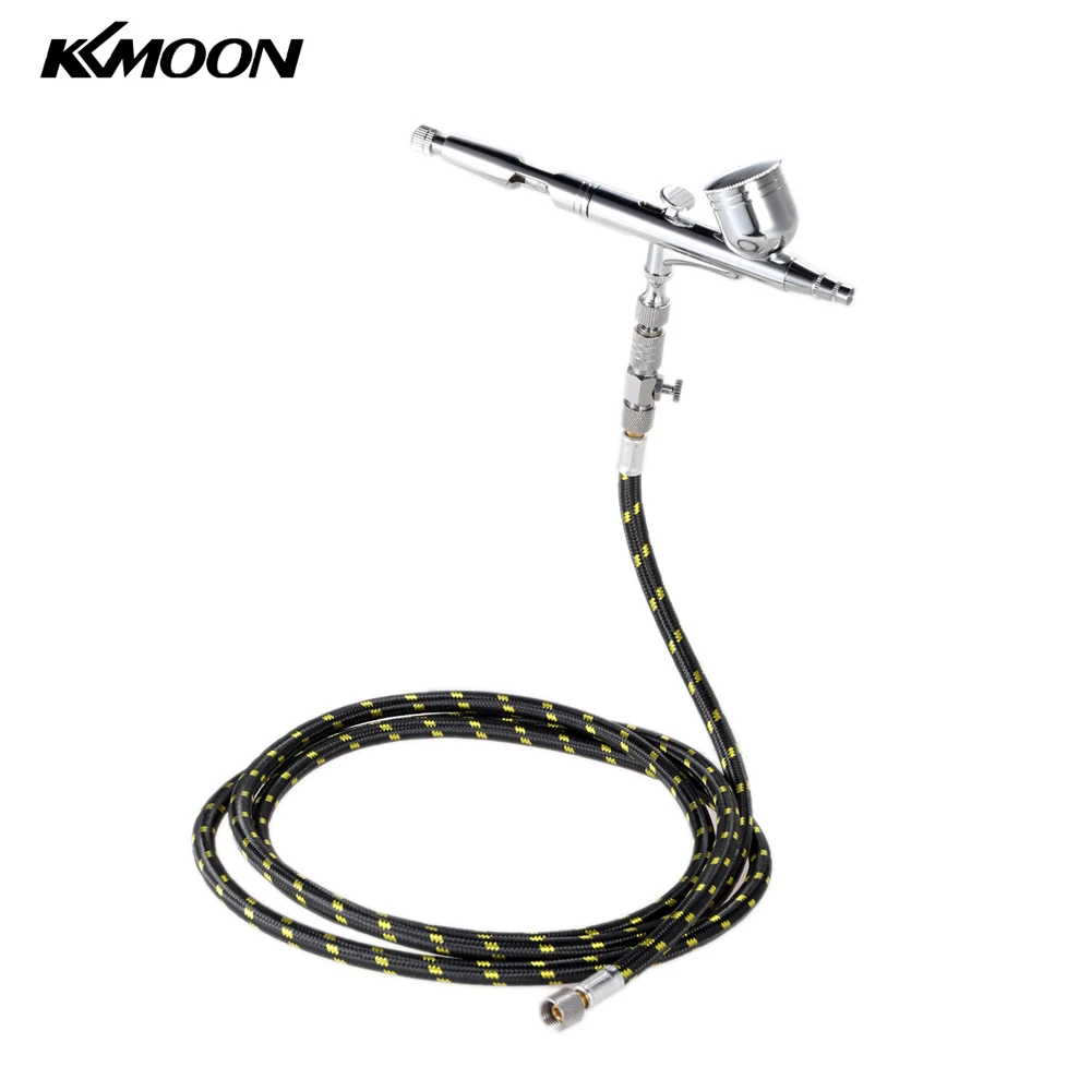 

Профессиональный Аэрограф Двойного Действия KKmoon, набор с шлангом для художественной живописи, татуировок, модель распылителя, инструмент д...