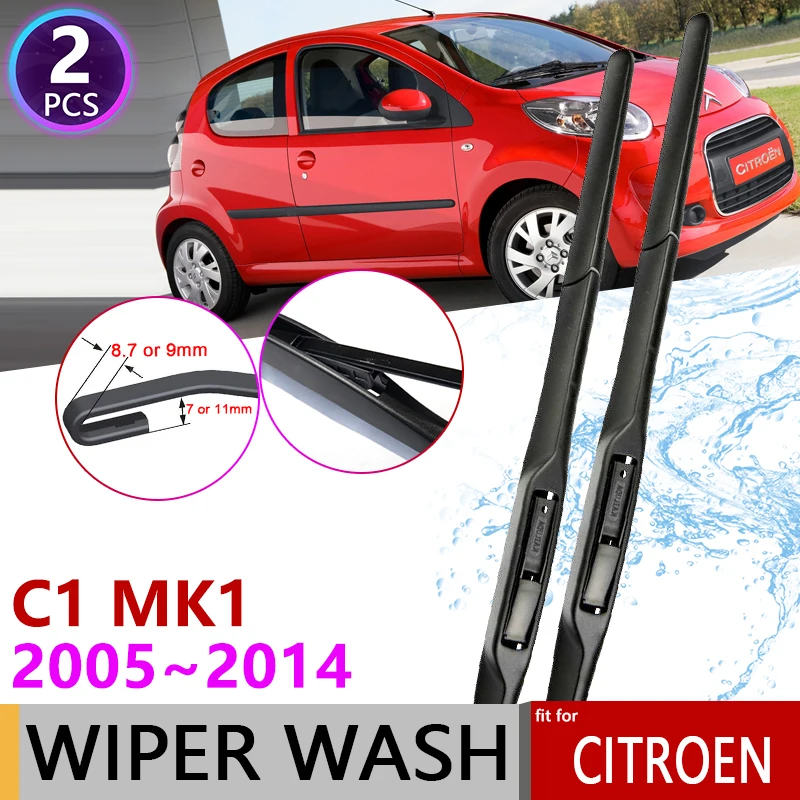 

Car Wiper Blade for Citroen C1 MK1 2005~2014 Front Windscreen Windshield Wipers Brushes Car Goods 2006 2007 2008 2011 2012 2013