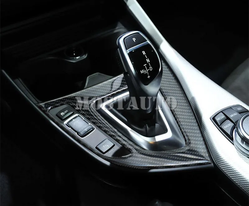For BMW 1 Series F20 F21 Carbon Fiber Gear Shift Box Panel Trim Cover 2012-2019 1pcs Car Accessories Interior Decor | Автомобили и