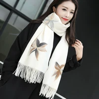2021 autumn and winter scarf new imitation cashmere scarf womens shawl warm and versatile scarf