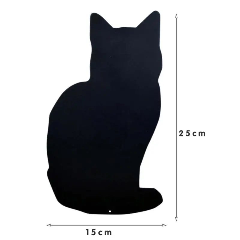 

Removable Cat Garden Sculpture Silhouette Stakes Statue Lifelike Ornaments Yard Art Lawn Family Decoration Gift Black Wholesale