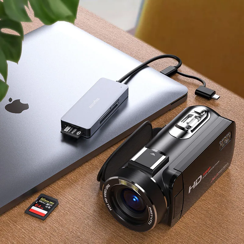 Устройство для чтения карт памяти SD/CF/M2/MS/MICRO SD 5 в 1 высокоскоростной адаптер ПК