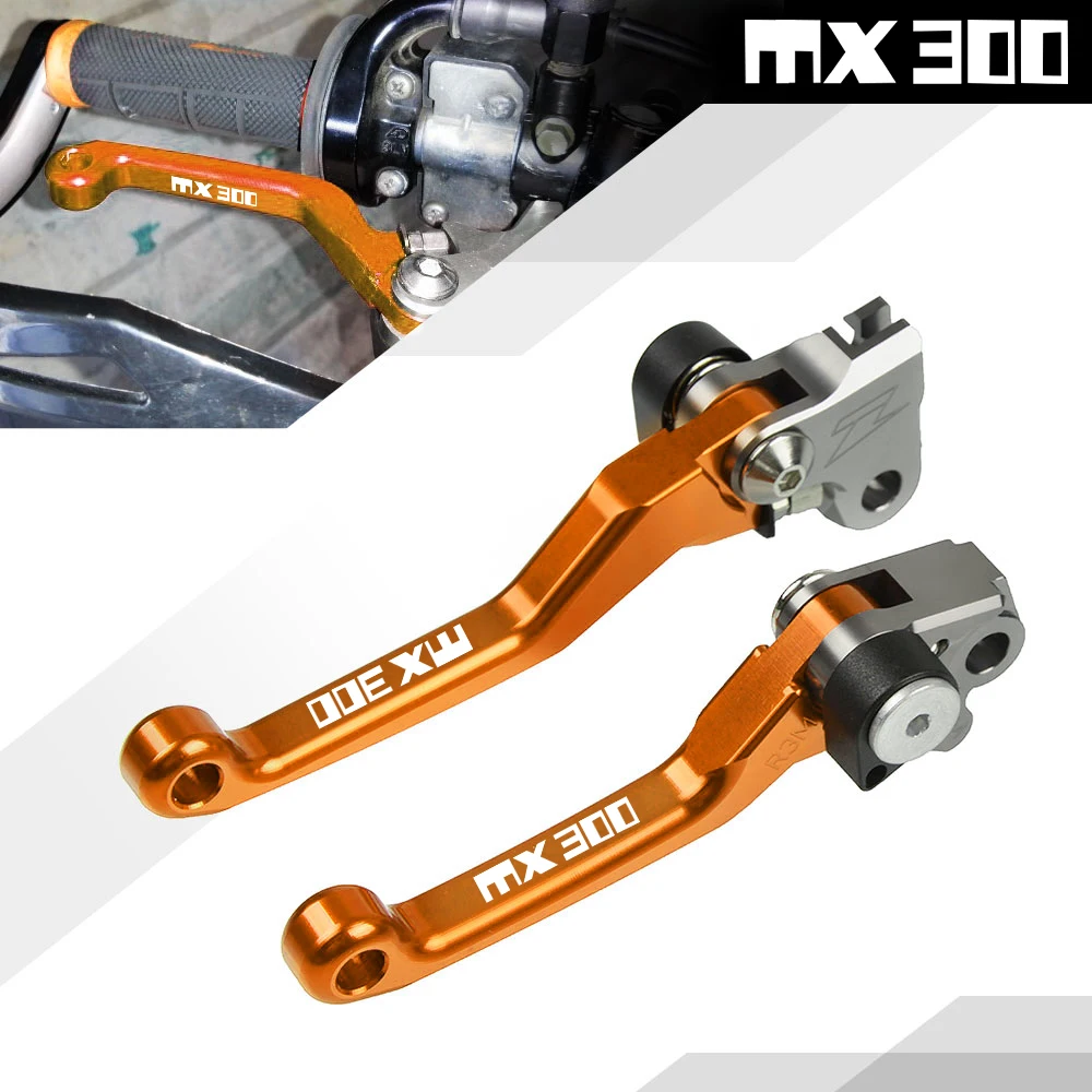 

MX-300 MX 300 Logo Brake Clutch Levers Motorcycle Accessories Handle Bar Grip Damper Anti slide For TM MX300 2019-2020 Dirt Bike