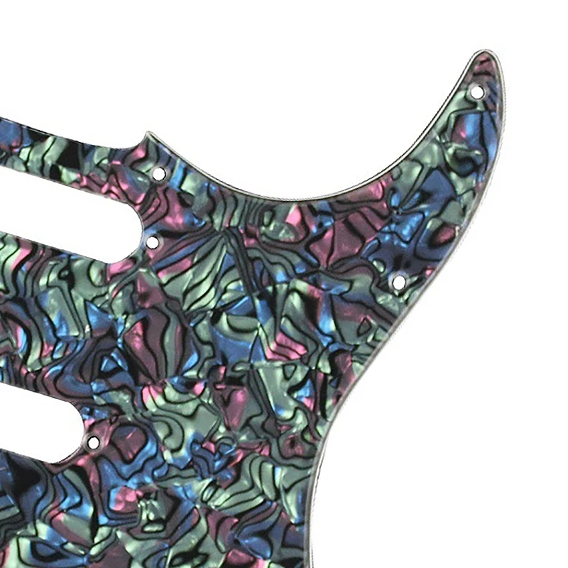 Электрогитара Pickguard 3 слоя 11 отверстий SSS одна катушка совместимый скребок