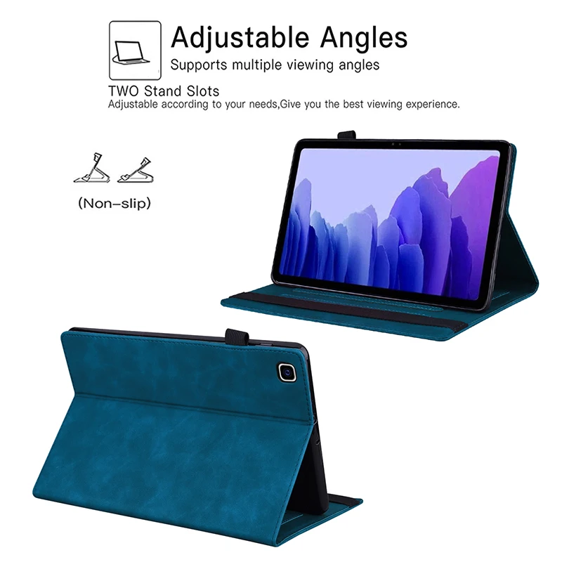 Гибридный кожаный чехол для Samsung Galaxy Tab S7 Plus 12 4 T970 T976B A7 10 2020 T500 T505 T507 Lite 8 T220 T225